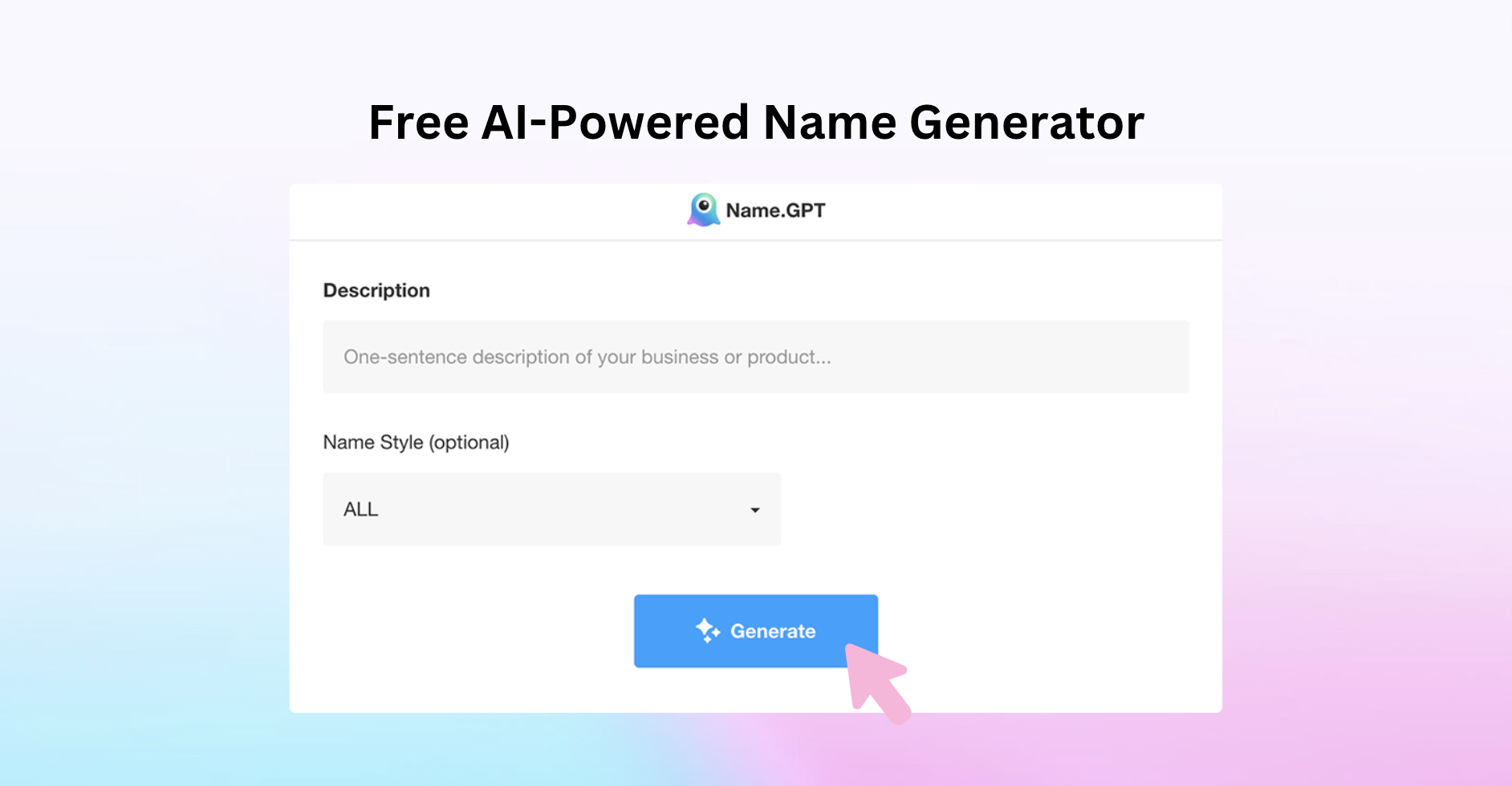 nameGPT - AI Image Generator tool